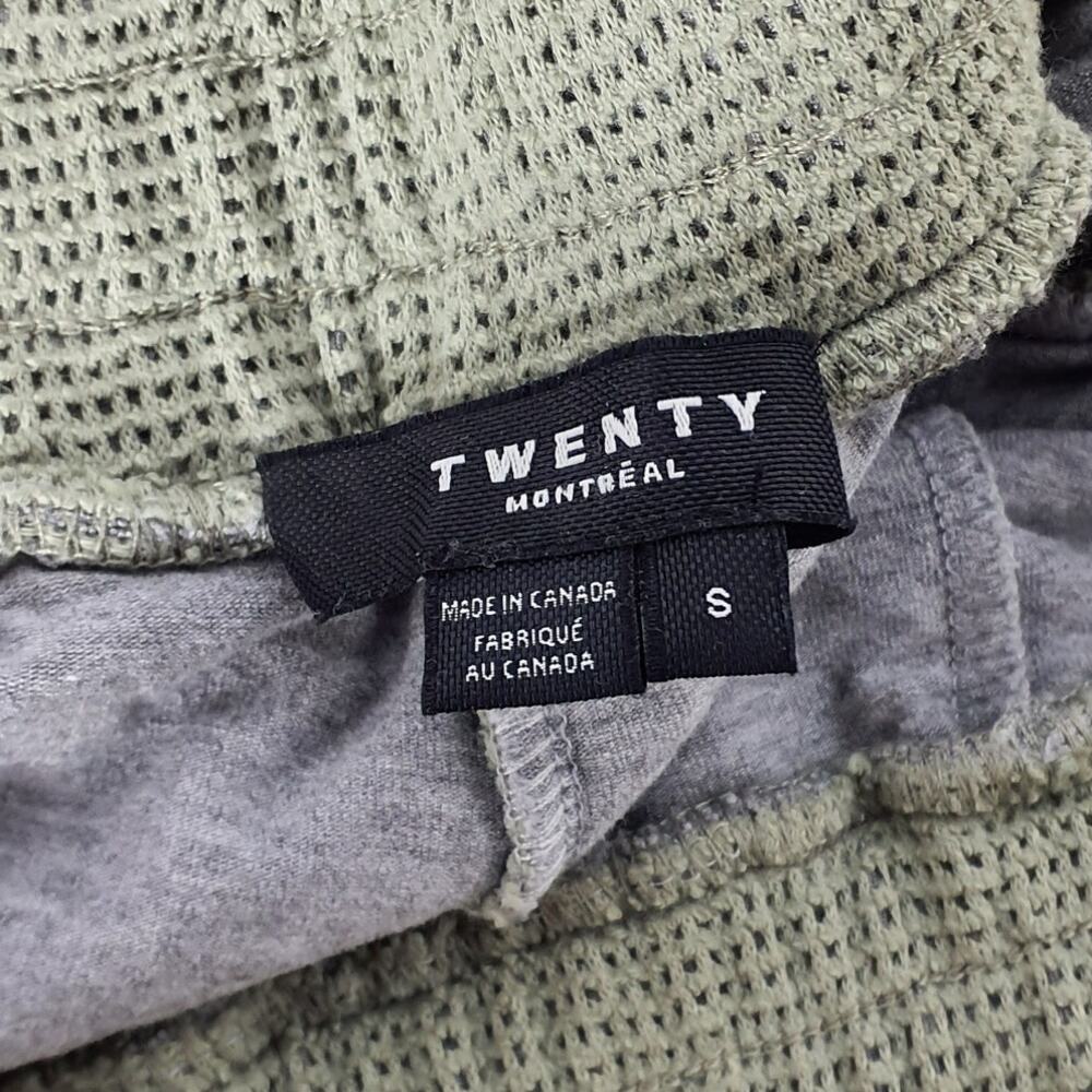 Twenty Montreal Textured Good Grey And Sage Breathe Shorts Size S - Picture 4 of 5